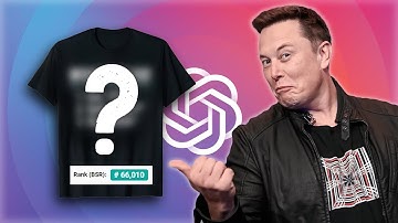 How to find T-shirt Niches using AI by Elon Musk | Print on Demand