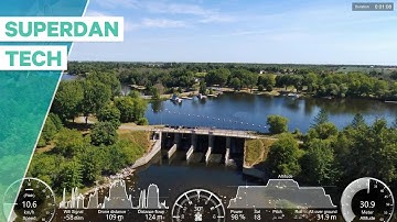 Parrot Bebop 2 Power drone | Telemetry Overlay