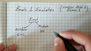 Enols and Enolates