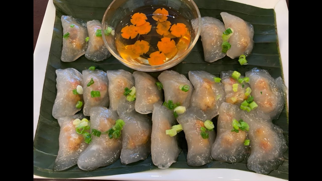 Very Easy Homemade Vietnamese Clear Shrimp Dumplings / Banh Bot Loc ...