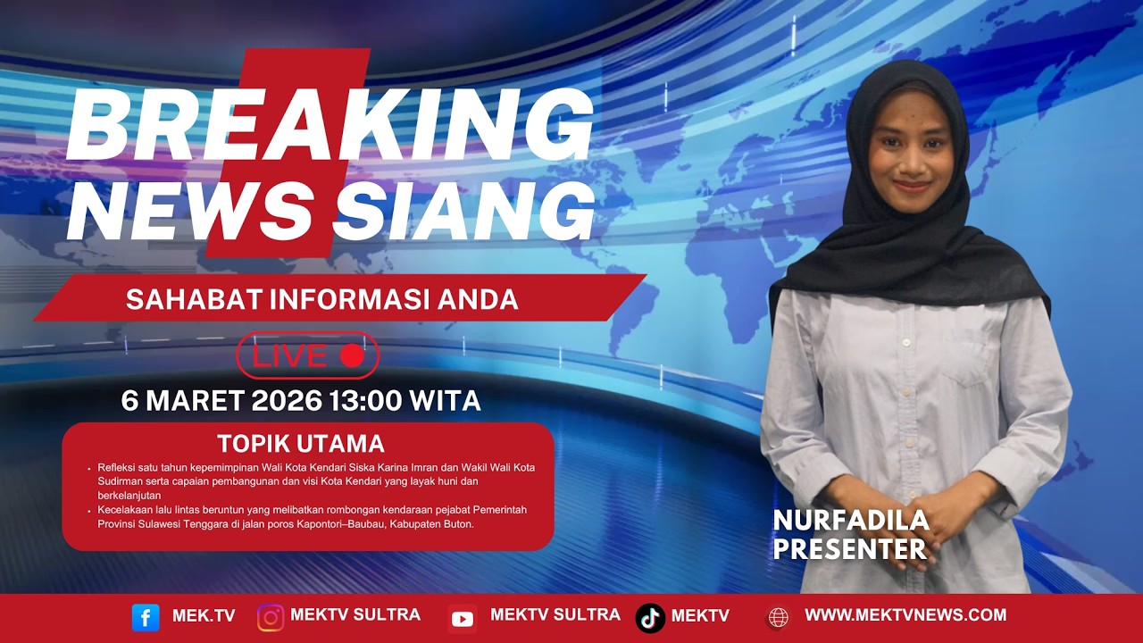 Breaking News Siang - Refleksi Kepemimpinan Kendari & Kecelakaan Rombongan Pemprov Sultra