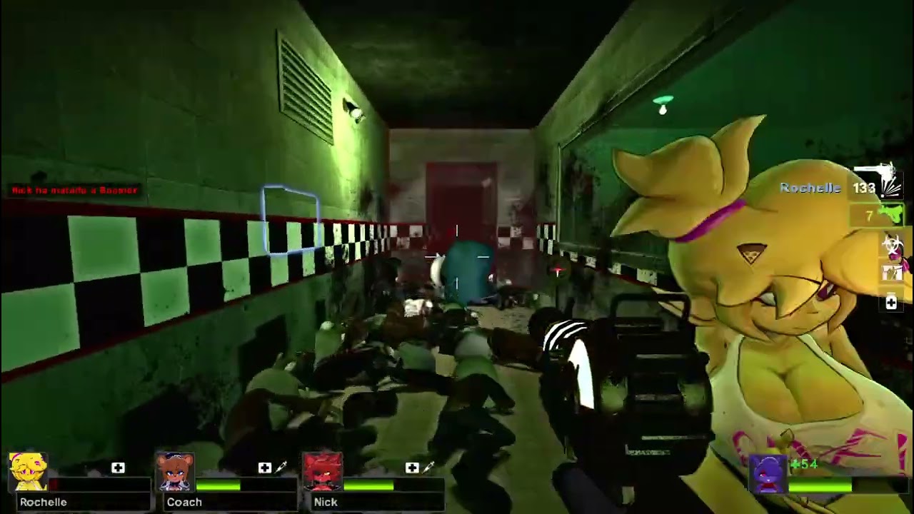 The female versions of FNAF return to the FNAF 3 map