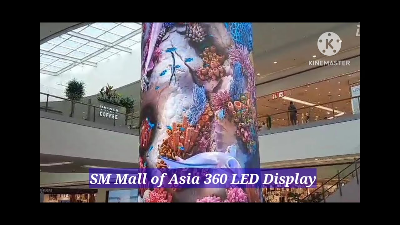 SM Mall of Asia 360 LED Display with Instrumental Music