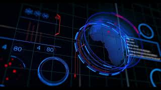 Relaxing Futuristic Technology Interface Music 4K - 30 Min