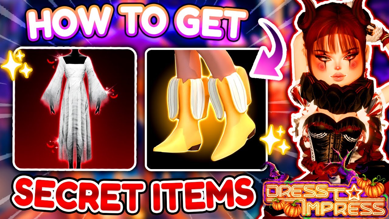 🚨How To Get *SECRET HIDDEN ITEMS* In NEW HALLOWEEN UPDATE 👻 Dress To ...