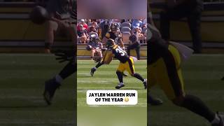 Jaylen Warren best run of NFL 2025 season so far…😯 #shorts