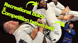 Rolling 🎤 Commentary: COMPETITION Brown x REGULAR Black Belt