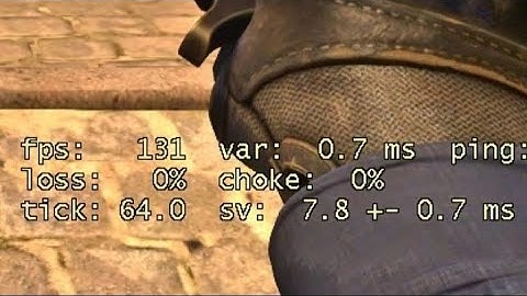 CS:GO how to show fps and ping