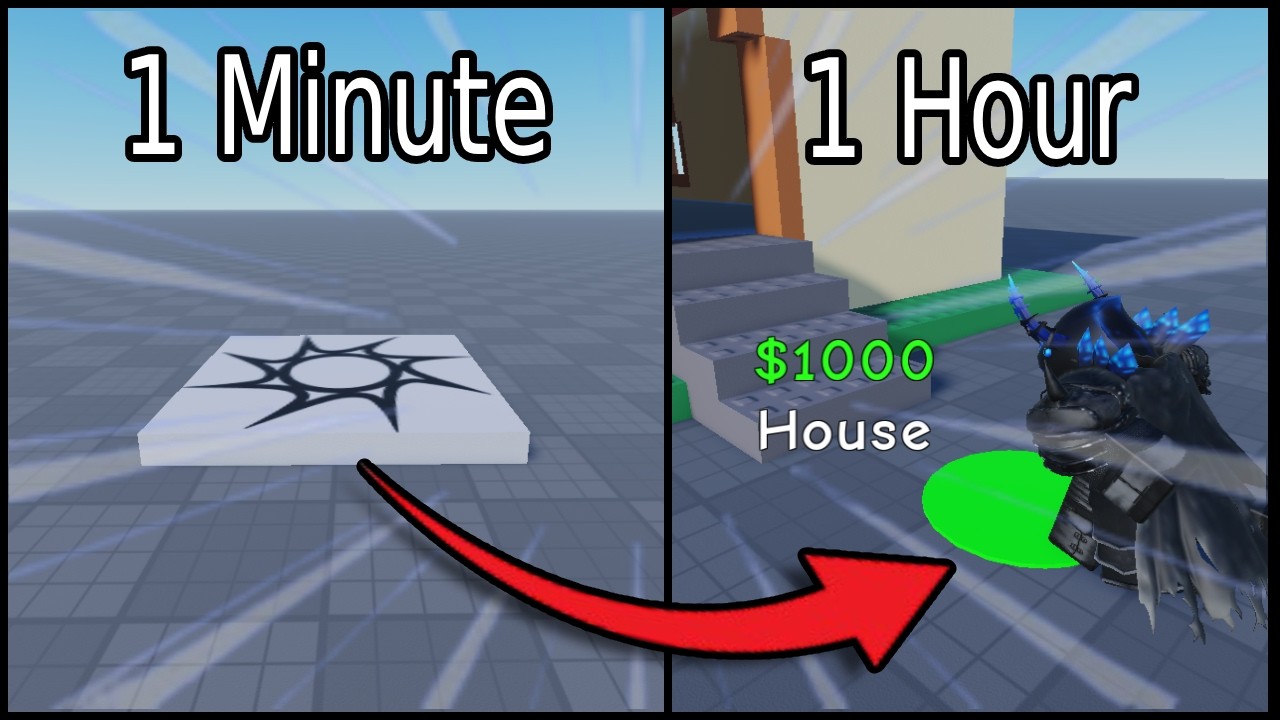 Making a ROBLOX TYCOON GAME in 1 minute, 10 minutes, and 30 minutes ...