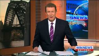 [Minor Blooper] Nine News Sydney | Sports Transition - (05.10.2014)