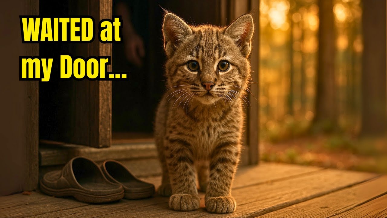A bobcat kitten followed me home… and CHANGED my life in silence