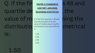 UGC NET PAPER 2 COMMERCE #shorts #ugcnetcommerce #ugcnetp2commerce #commerce2