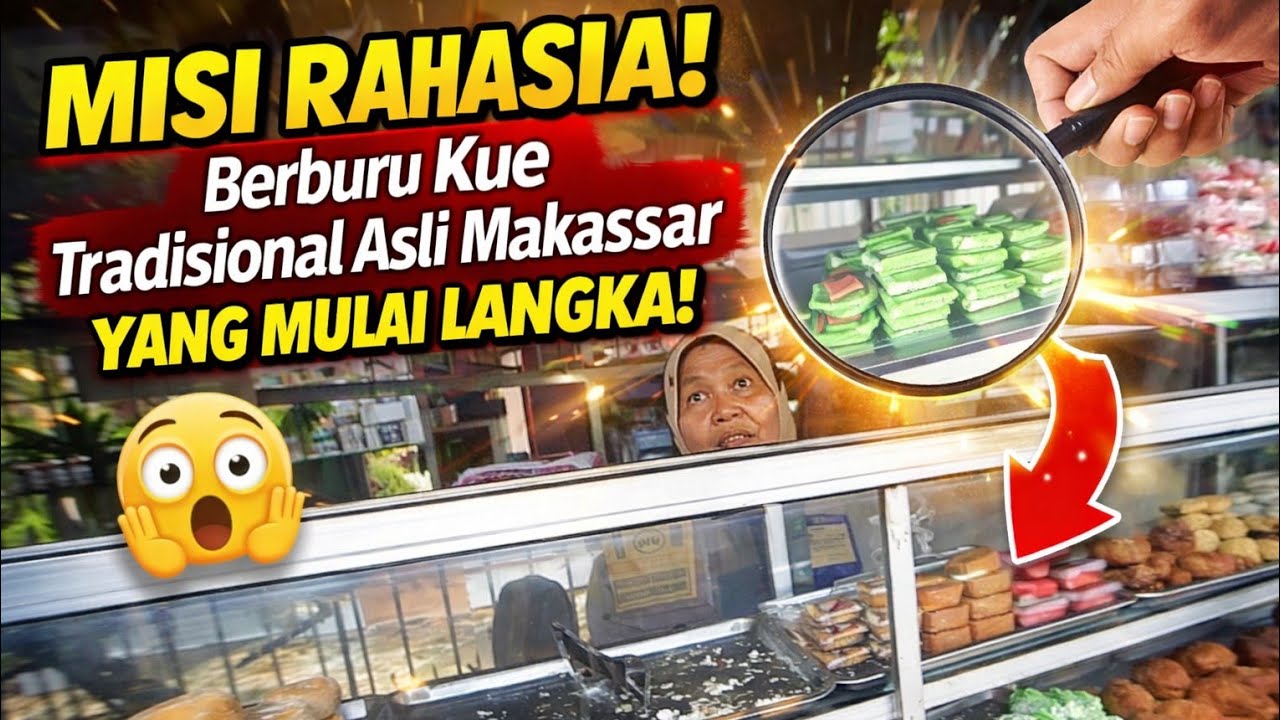 Jam 6 Pagi Demi Kue Ini! Misi Berburu Kue Asli Makassar!