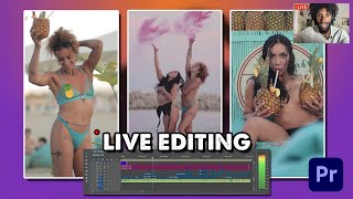 Editing Reels for Instagram Live | Bikini Models, Beach & Pineapples