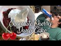 CROCKTOBER | Black Forest Cherry Dump Cake | organizing the procrastination station