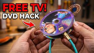 Old DVD + Wall Outlet = FREE TV! You Won't Believe the Signal