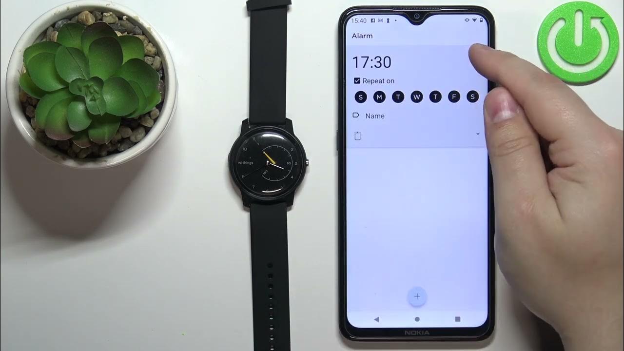 How to Set Up Alarm Clock on Withings Move Set Alarm YouTube