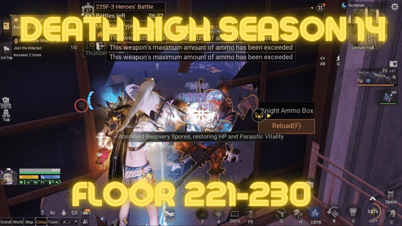 「LIFEAFTER」DEATH HIGH S14 - FLOOR 221-230