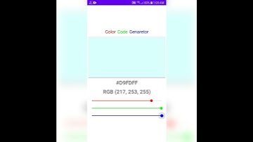 Color Code Generator App (v1.0)