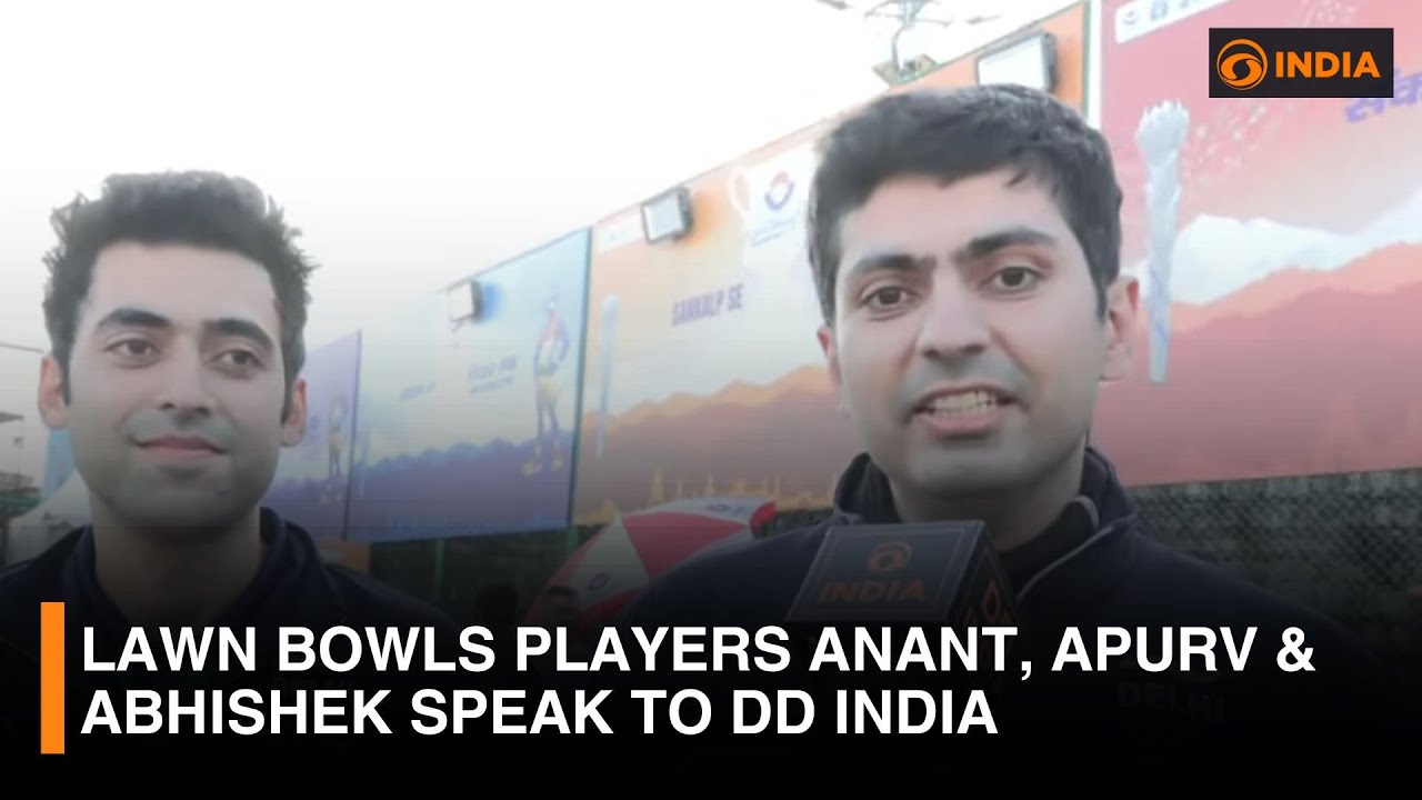 Lawn Bowls Players Anant, Apurv & Abhishek Speak to DD India