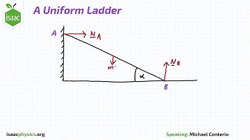 A Uniform Ladder - Part B - Statics Level 4