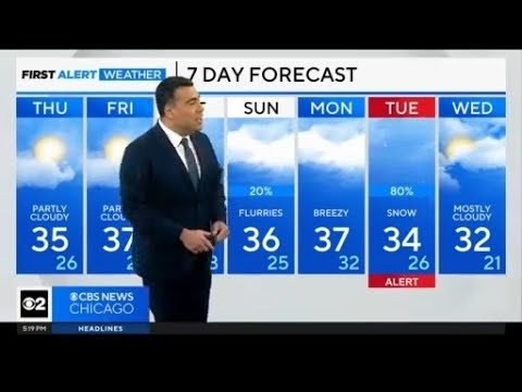 Chicago First Alert Weather: Snow on the way - YouTube
