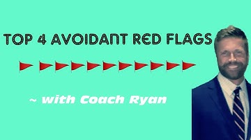 Top 4 avoidant RED FLAGS (how to detect an avoidant)