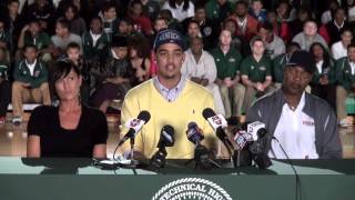 Trey Lyles picks the University of Kentucky Wealth