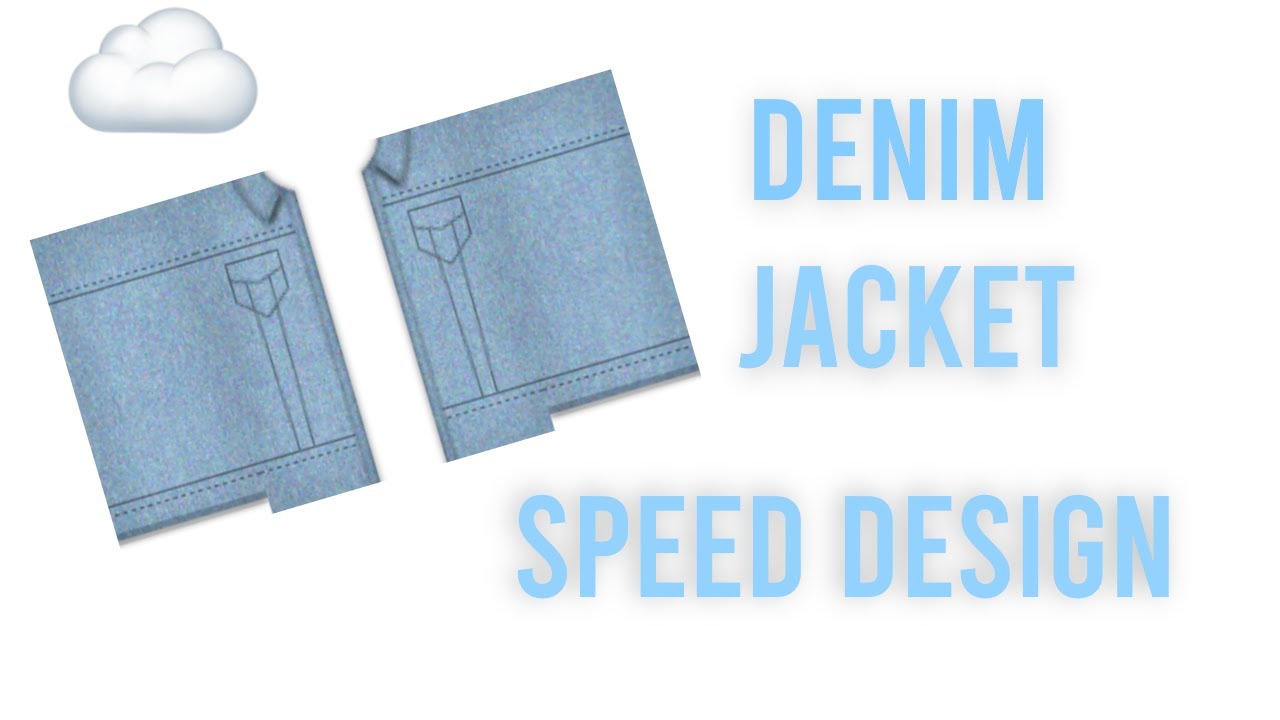 Roblox Speed Design Denim Jean Jacket Youtube - roblox light blue jacket