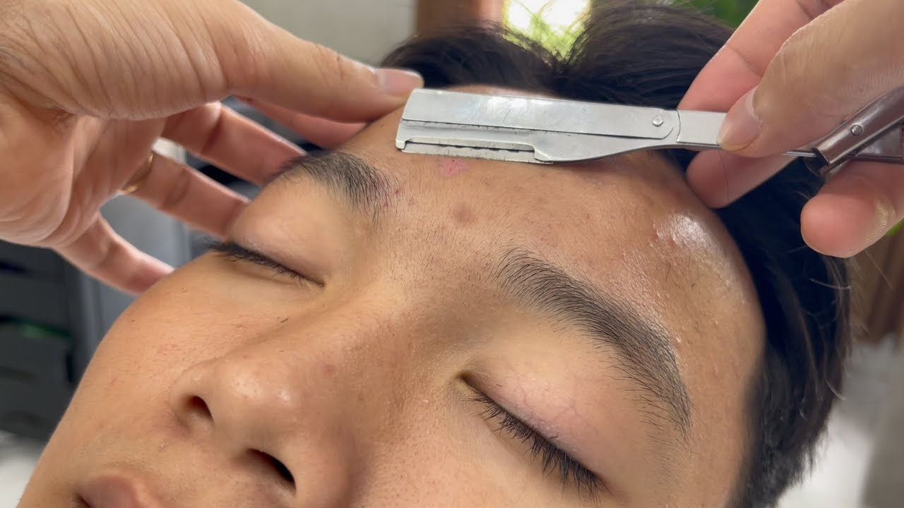 ASMR FOR A GOOD SLEEP 🌱 SHAVING BEARDS AND DEAD SKIN FOR MAN  | シェービングはよく眠れる | 면도는 숙면에 도움이 됩니다 