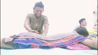 Pinched nerve, bloating, back pain || massage therapy