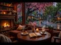 Smooth Jazz in a Cozy Café ☕ Relaxing Piano &amp; Sax for Study, Sleep, Focus