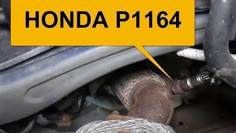 How to Fix HONDA P1164: Air/Fuel Ratio (AF) Sensor (Sensor 1) Circuit Range/Performance