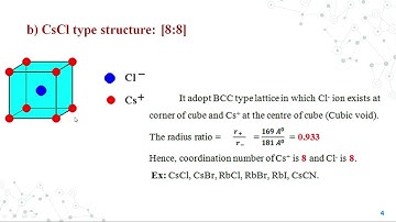 Crystal structure of ionic compound (AB and AB2 type)