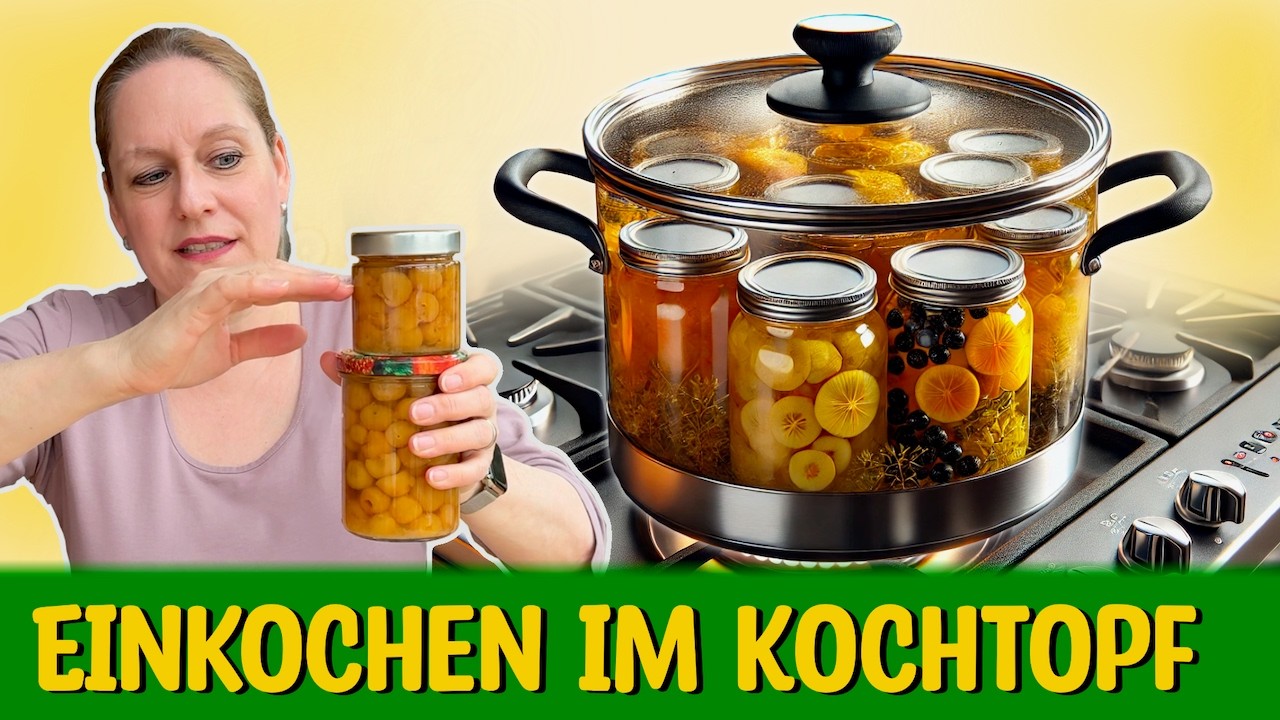 Wie man im Kochtopf einkocht - einfach, nachhaltig, flexibel! 😃