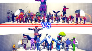 MARVEL TEAM vs GIANTS TEAM - Totally Accurate Battle Simulator TABS