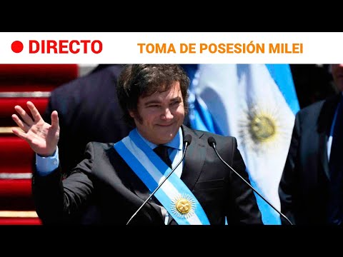 ARGENTINA: TOMA de POSESIÓN y DISCURSO de JAVIER MILEI como PRESIDENTE | RTVE Noticias