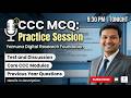CCC MCQ #liveclass #ccc