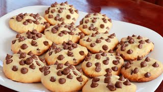 Galletas con chispas de chocolate (se deshacen en la boca) 🍪 Las galletas más ricas by Jennifer Salas Postres 11,175 views 1 month ago 5 minutes, 18 seconds