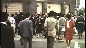 A day in Tokyo, Japan,  in 1963 東京