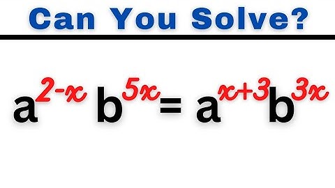 A Nice Algebraic Problem || @delta_pi