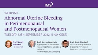 Abnormal Uterine Bleeding in Perimenopausal and Postmenopausal Women