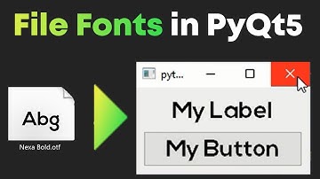 How to use a File Font in PyQt5