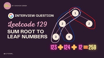 Sum Root to Leaf Numbers - Leetcode 129 - Solution