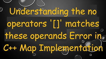 Understanding the no operators 