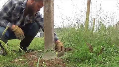 Setting a Sturdy Post: Easy Dry Pour Method