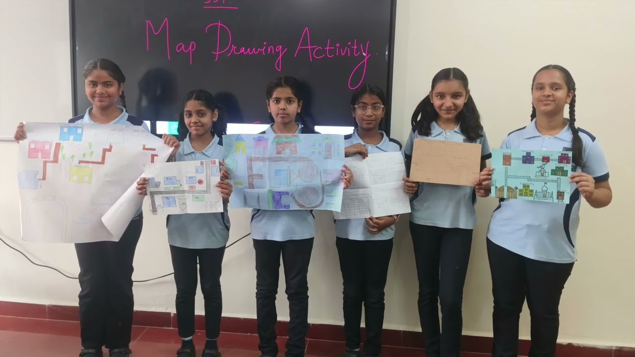 MAP DRAWING ACTIVITY- CLASS VI @PETALS VISTA WING