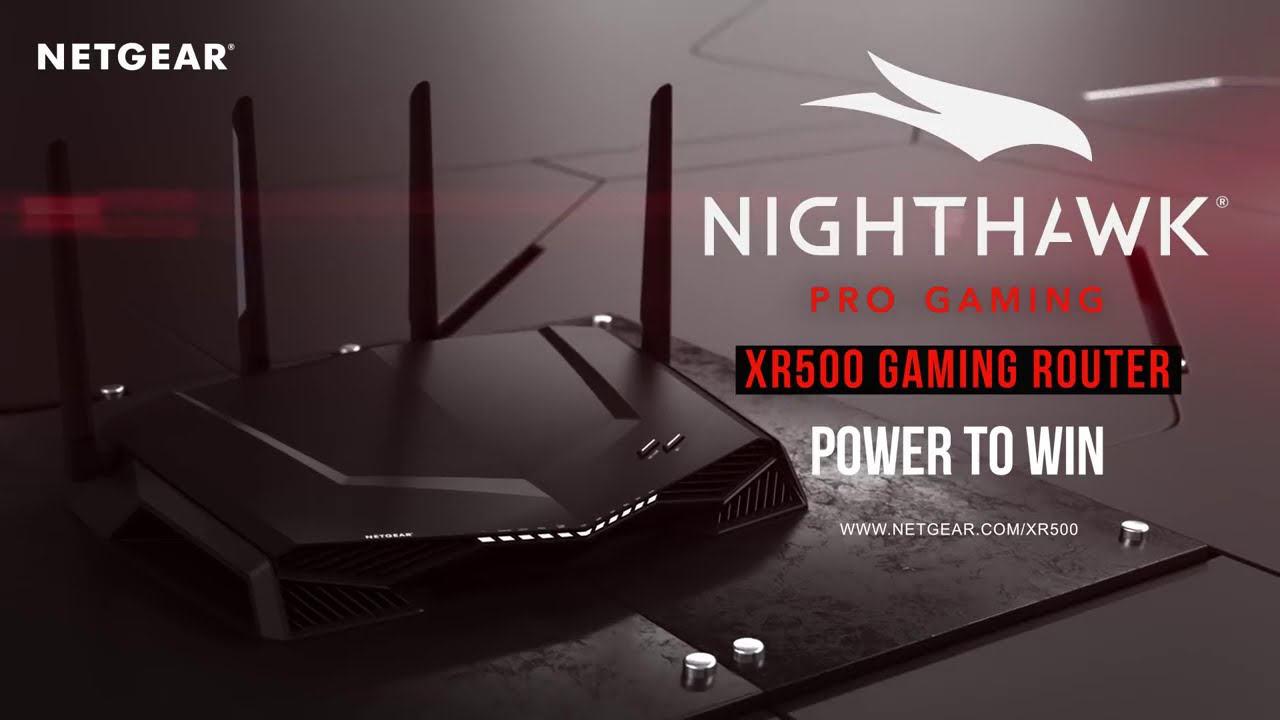 Introducing the XR500 Nighthawk Pro Gaming Router by NETGEAR