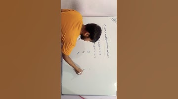 Class-10th maths chapter 2 polynomials #concept of Cross-multiplication method #