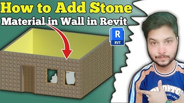 How to Add Stone Material in Wall In Revit | Tutorial urdu hindi 2025 | Nabeel Architect